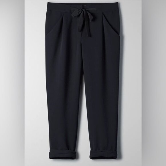 Wilfred Allant Crop, Tie Waist Pant Black - Picture 3 of 5